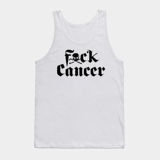 F*ck Cancer Merch F*ck Cancer Logo Tank Top